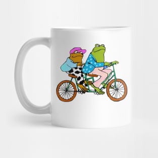 Best Friends Frog and Toad Ride A Bike Mug